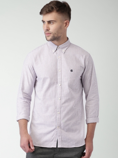 

SELECTED Homme Heritage White Striped Casual Shirt