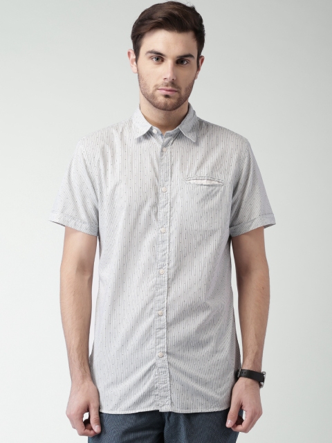 

SELECTED Homme Heritage White Striped Slim Fit Casual Shirt