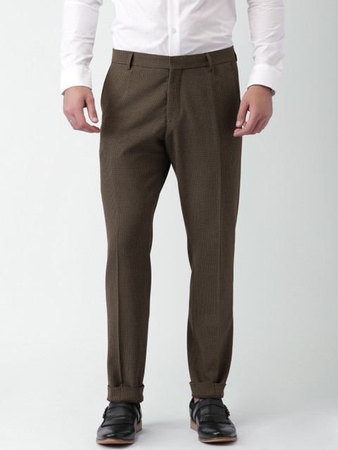 

SELECTED Brown Formal Trousers