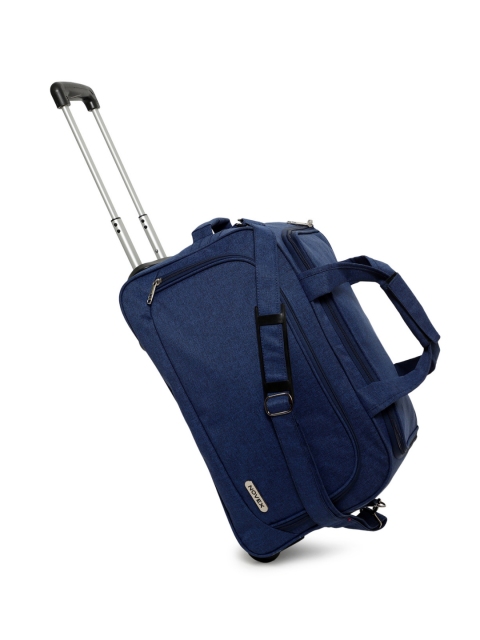 

NOVEX Unisex Blue Solid Travel Cuba Duffle Trolley