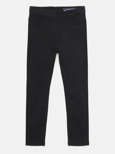 

Allen Solly Junior Girls Black Slim Fit Mid-Rise Clean Look Jeans