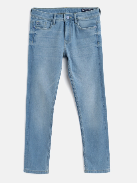 

Allen Solly Junior Boys Blue Cotton Skinny Fit Light Fade Stretchable Jeans