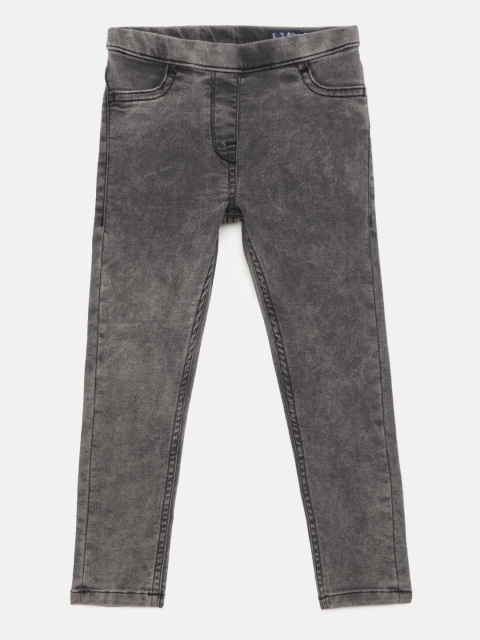 

Allen Solly Junior Girls Black Slim Fit Mid-Rise Clean Look Jeans