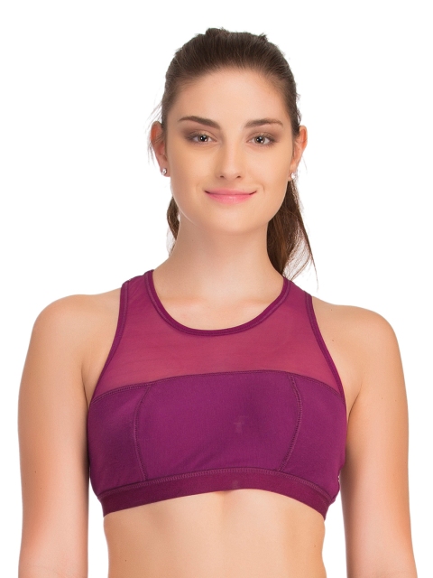 

Clovia Purple Full Coverage Sports Bra BR0586P15
