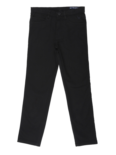 

Allen Solly Junior Boys Black Slim Fit Regular Trousers
