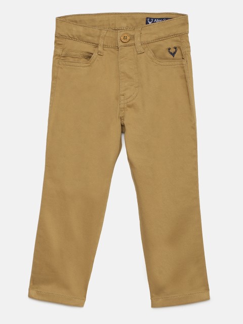 

Allen Solly Junior Boys Khaki Slim Fit Regular Trousers