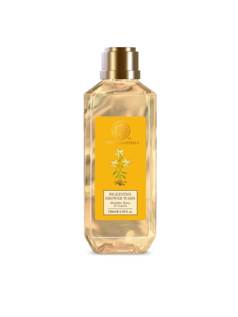 

Forest Essentials Silkening Shower Wash Mashobra Honey & Vanilla 130ml, Yellow
