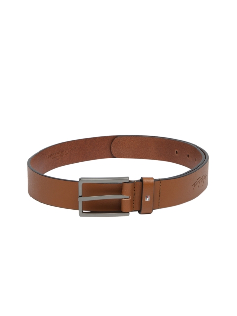 

Tommy Hilfiger Men Brown Leather Textured Belt