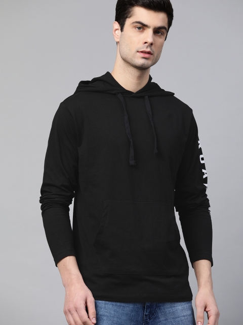 

Roadster Men Black T-shirt