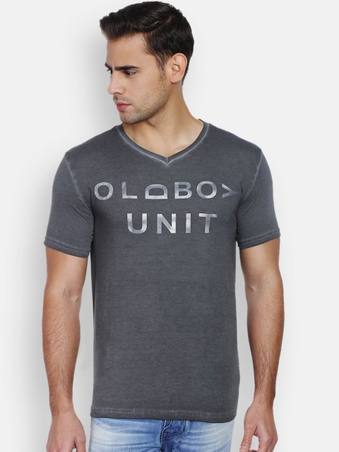 

Forca by Lifestyle Men Grey Printed T-Shirt