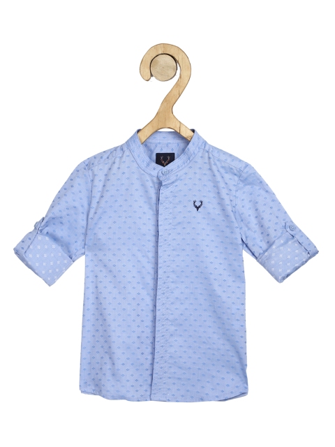 

Allen Solly Junior Boys Blue Printed Casual Shirt