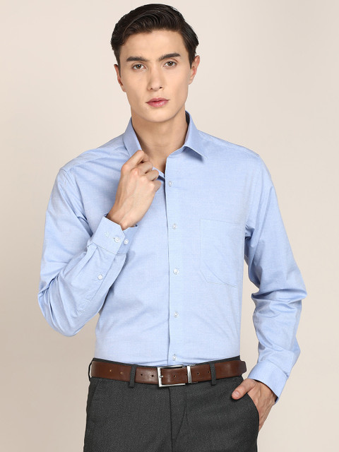 

Louis Philippe Men Blue Slim Fit Printed Formal Shirt