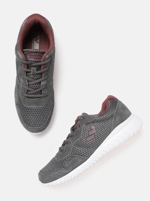 

Woodland Men Grey Woven Design Sports Shoes