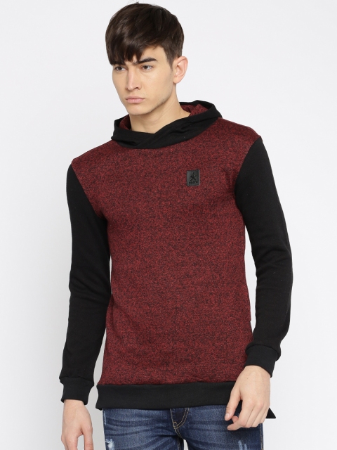 

RDSTR Maroon & Black Hooded Sweatshirt