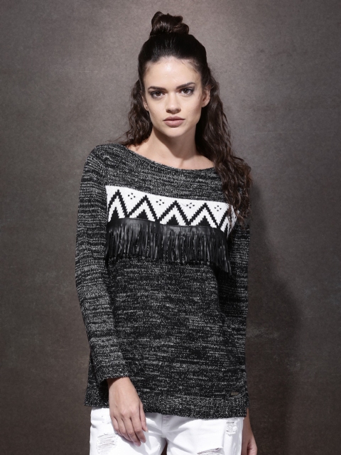 

Roadster Women Black Sweater