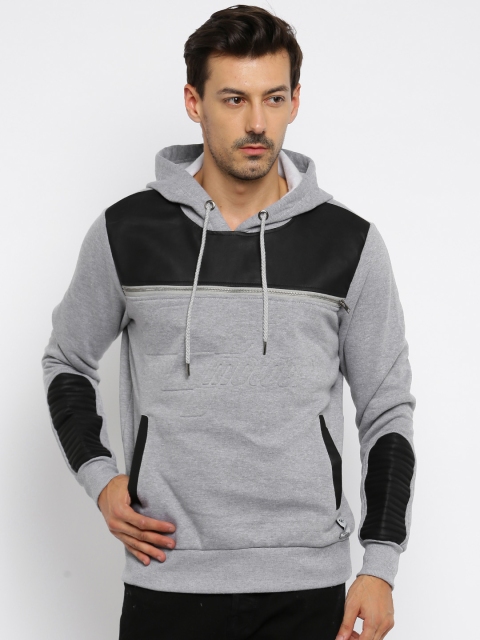 

Roadster Men Grey Melange Solid Pullover Sweatshirt