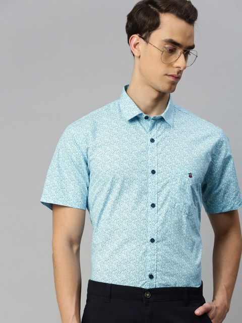 

Louis Philippe Sport Men Blue Slim Fit Printed Casual Shirt