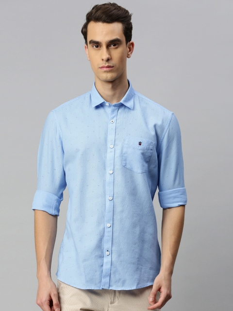 

Louis Philippe Sport Men Blue Slim Fit Solid Casual Shirt