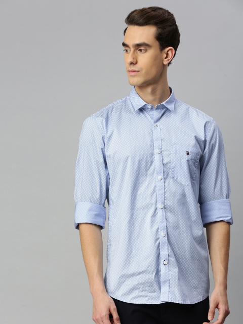 

Louis Philippe Sport Men Blue Slim Fit Printed Casual Shirt