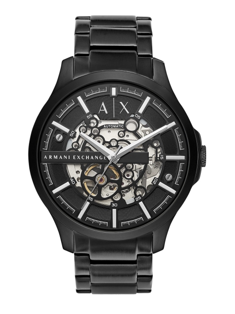 

Armani Exchange Men Black Hampton Analogue Watch AX2418