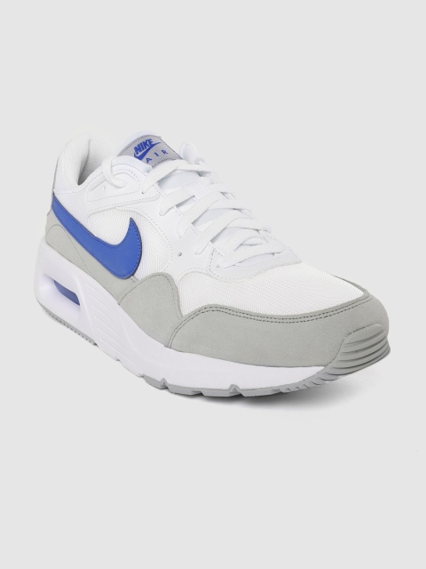 

Nike Men White & Grey Colourblocked Air Max SC Sneakers