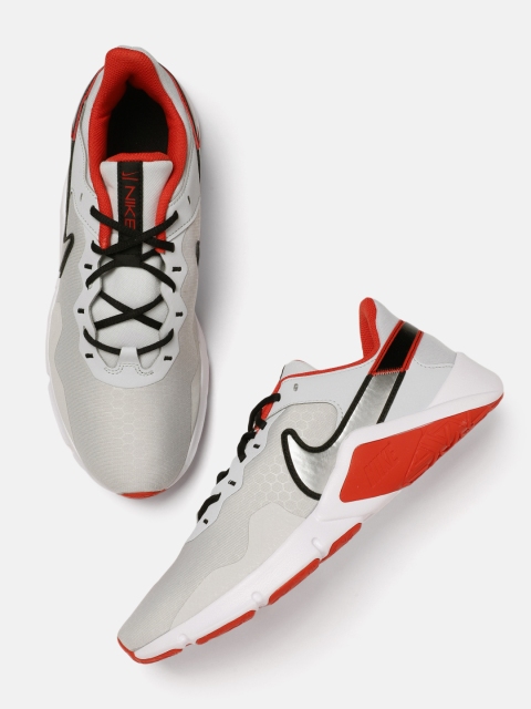 

Nike Men Silver-Toned NIKE LEGEND ESSENTIAL 2 Training Shoes