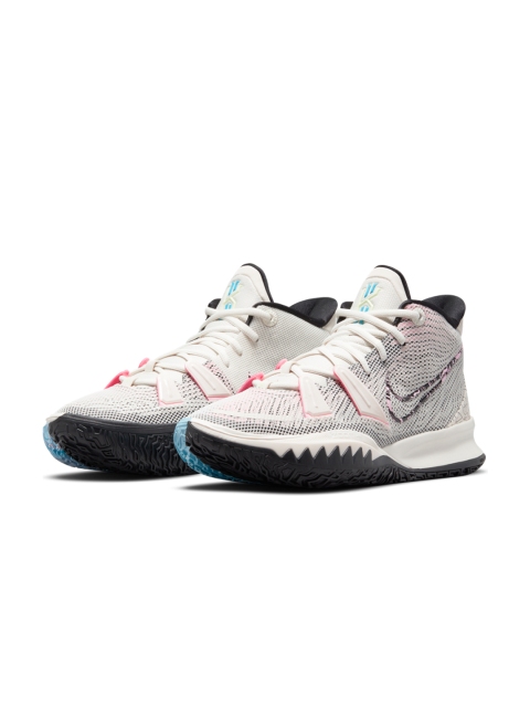 

Nike Men White KYRIE 7 EP Basketball Shoes