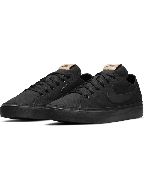 

Nike Men Black Solid Court Legacy Canvas Sneakers