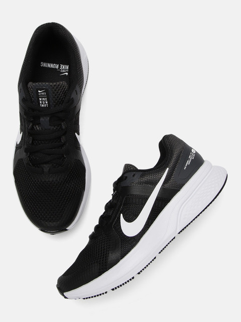 

Nike Women Black & White Run Swift 2 Running Shoes