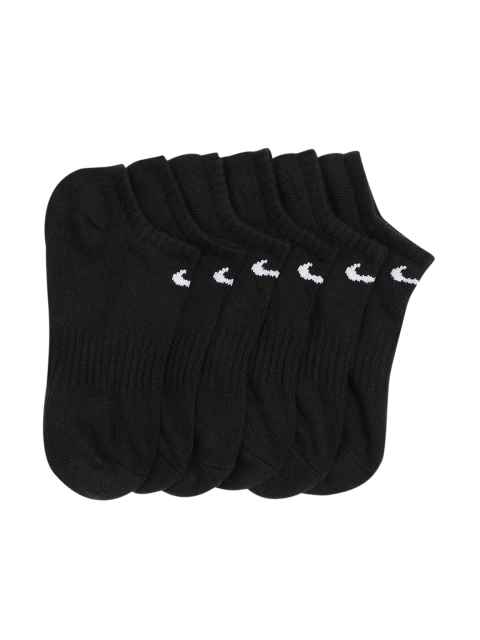 

Nike Men Black Solid Set of 6 Dri-FIT Everyday Cushioned AL Training No-Show Socks