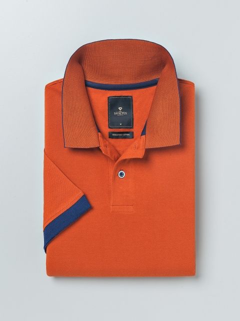 

INVICTUS Rust Orange Slim Fit Polo T-Shirt