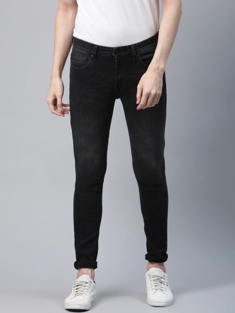 

SPYKAR Men Black Super Skinny Fit Low-Rise Light Fade Stretchable Jeans
