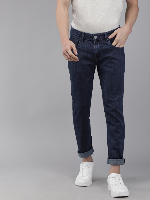 

SPYKAR Men Blue Rover Regular Fit Low-Rise Clean Look Stretchable Jeans