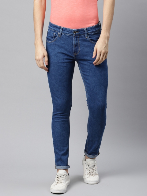 

SPYKAR Men Blue Super Skinny Fit Low-Rise Stretchable Jeans