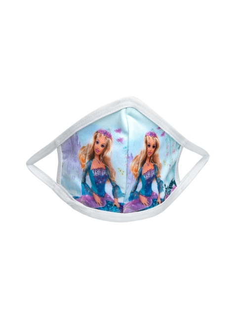 

TREEMODA Blue & Purple Barbie Printed Reusable 2-Ply Cloth Mask