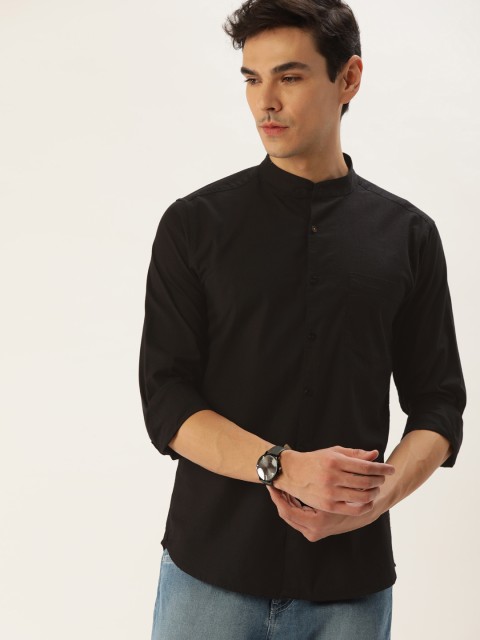 

INVICTUS Men Black Slim Fit Casual Shirt
