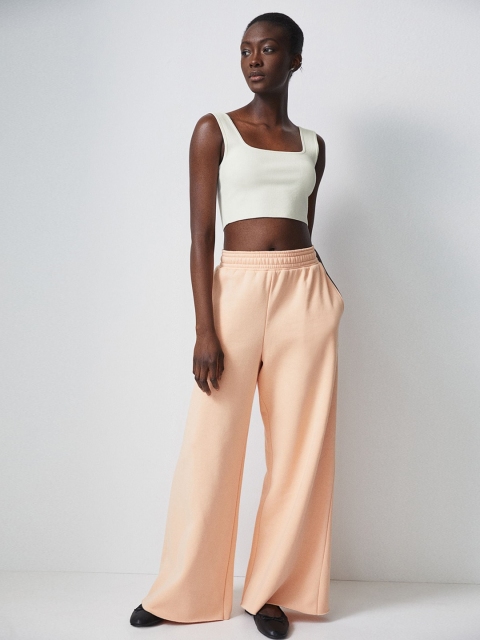 

H&M Women White Cropped Top
