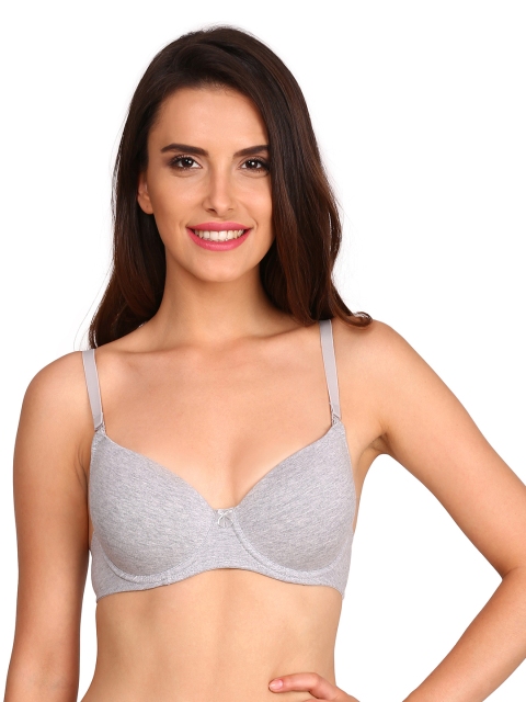 

Jockey Coral Grey Melange Full-Coverage T-shirt Bra 1245-0105