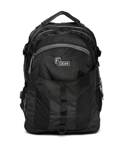 

F Gear Unisex Black Laptop Backpack