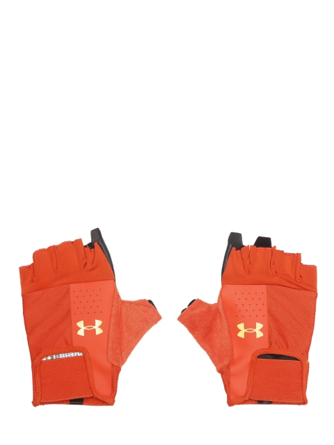 

UNDER ARMOUR Men Orange Solid Training Gloves