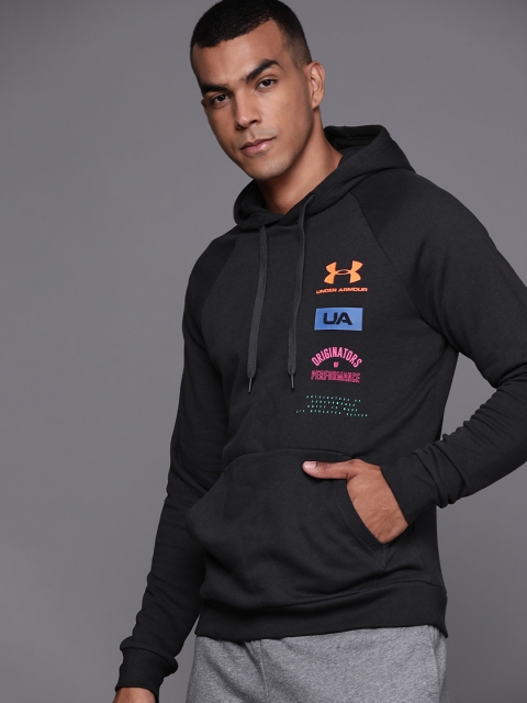 

UNDER ARMOUR Men Black UA Rival Fleece Originators Hoodie
