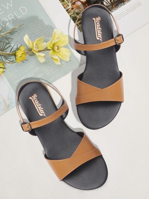 

Roadster Tan Brown Solid Wedges