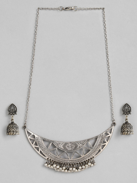 

Anouk Silver-Plated Oxidised Jewellery Set