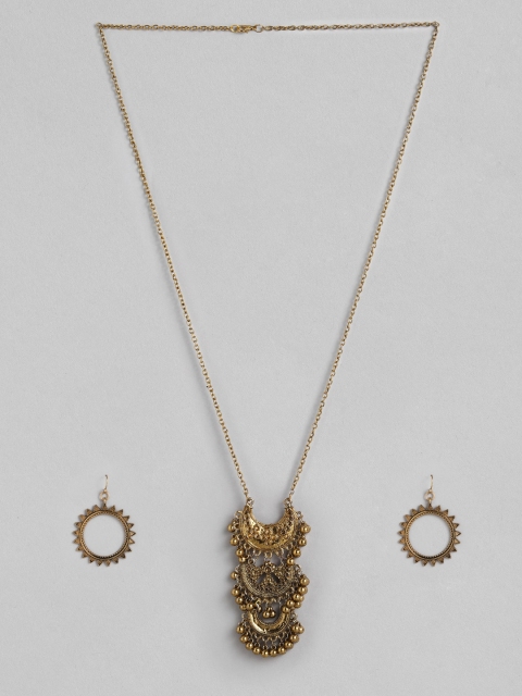 

Anouk Women Gold-Plated Necklace Set