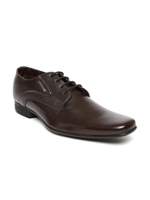 

Provogue Men Brown Derby Formal Shoes