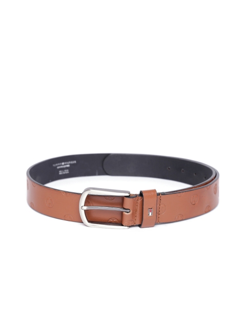 

Tommy Hilfiger Men Tan Brown Genuine Leather Belt