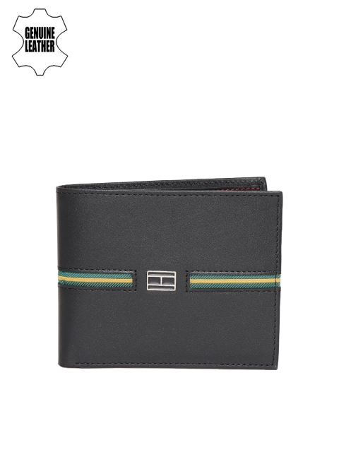 

Tommy Hilfiger Men Black Genuine Leather Twofold Wallet