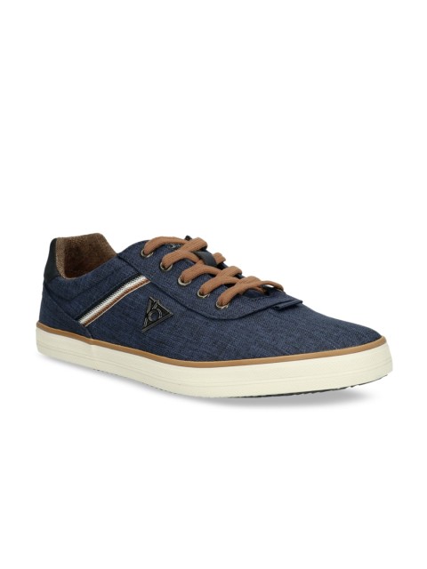 

Bugatti Men Blue Canvas Shoes
