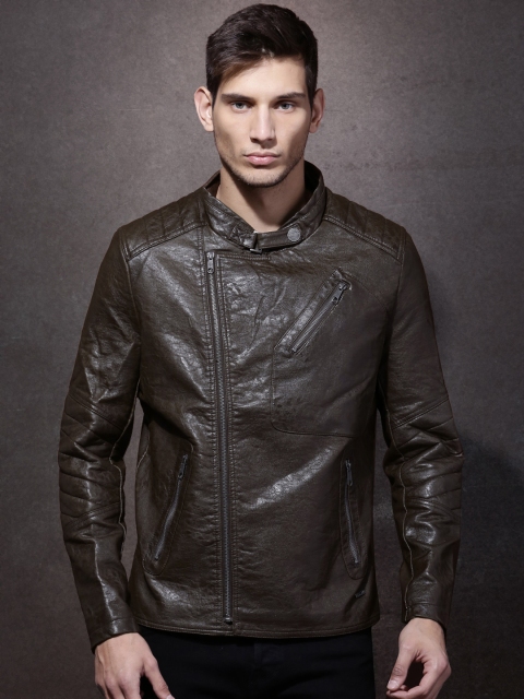 

RDSTR Brown Biker Jacket