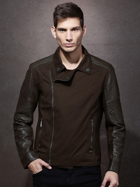 

RDSTR Brown Biker Jacket